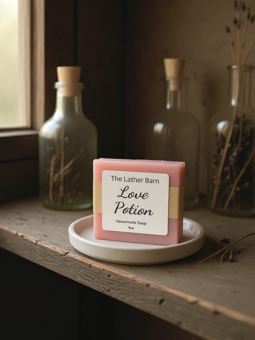 Natural Handmade Soap Bar – Cold-Pressed with Olive & Coconut Oils
