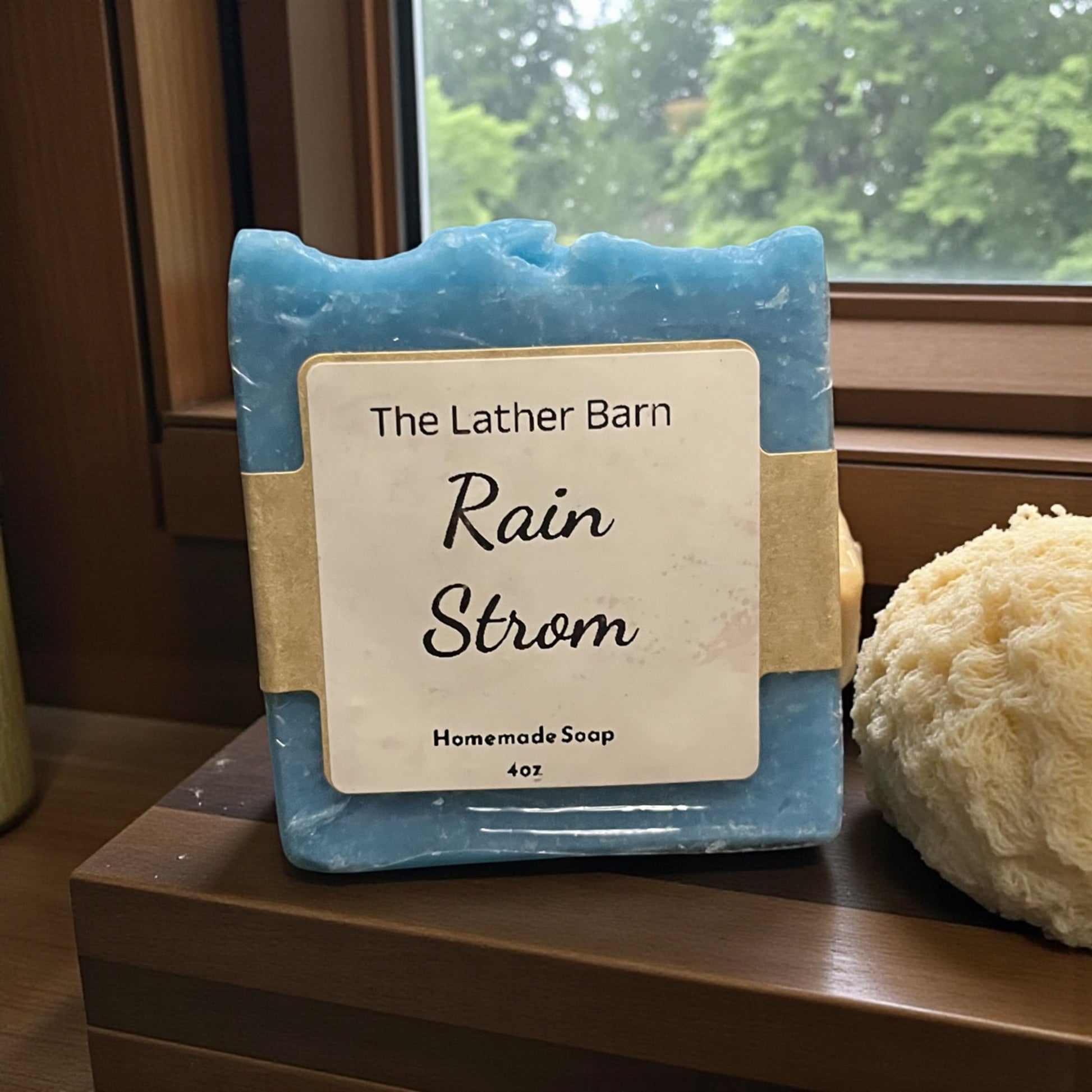 Natural Handmade Soap Bar – Cold-Pressed with Olive & Coconut Oils