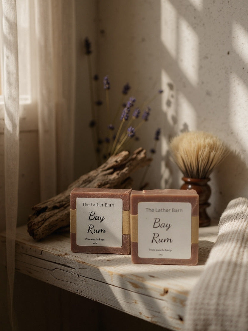 Natural Handmade Soap Bar – Cold-Pressed with Olive & Coconut Oils