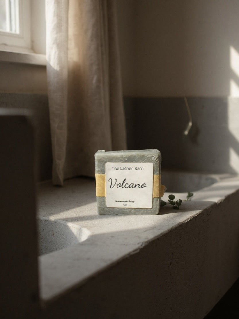 Natural Handmade Soap Bar – Cold-Pressed with Olive & Coconut Oils