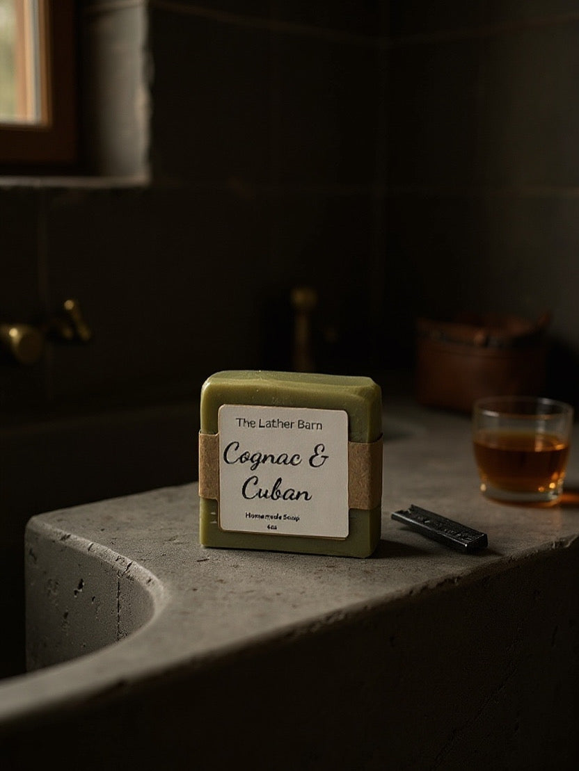 Natural Handmade Soap Bar – Cold-Pressed with Olive & Coconut Oils