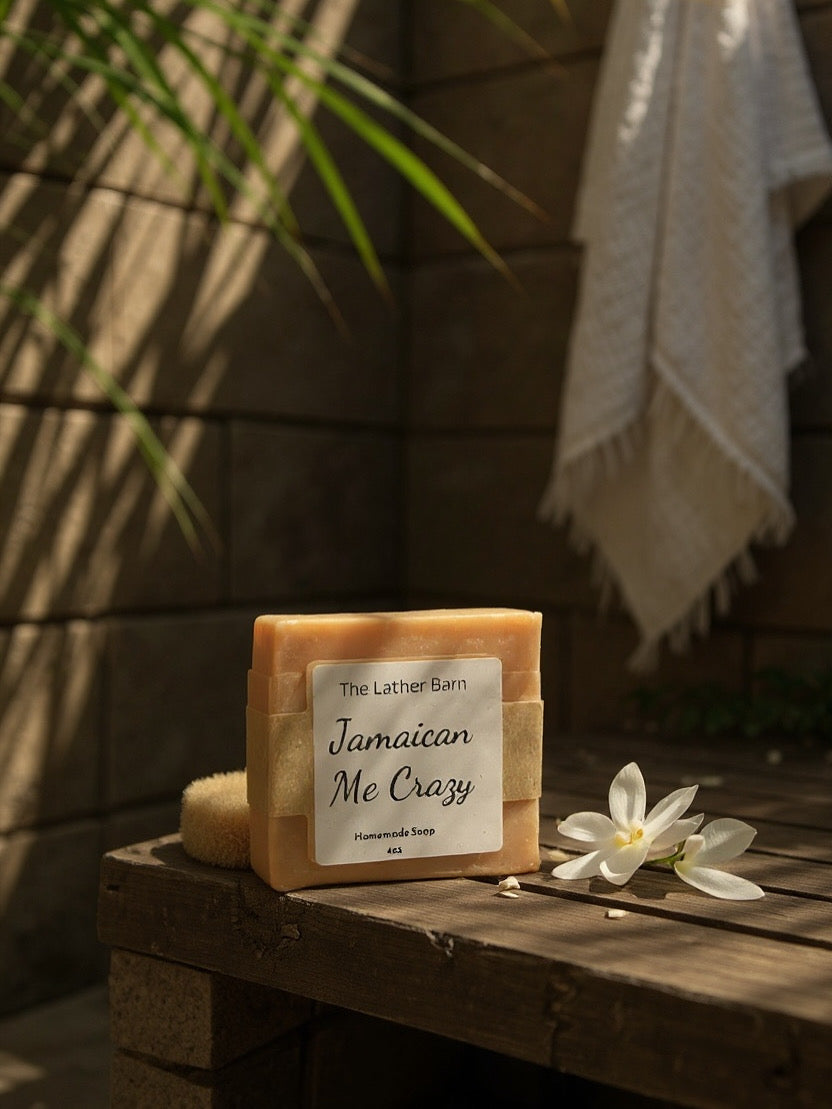 Natural Handmade Soap Bar – Cold-Pressed with Olive & Coconut Oils