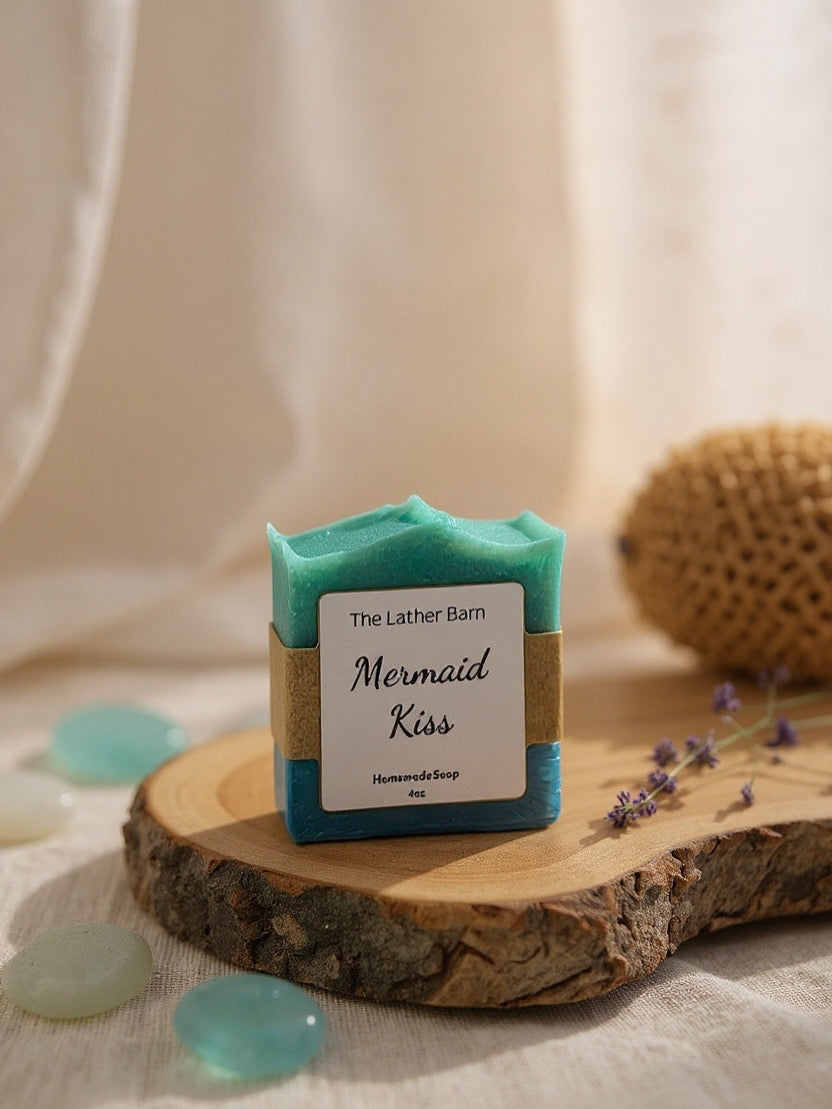 Natural Handmade Soap Bar – Cold-Pressed with Olive & Coconut Oils