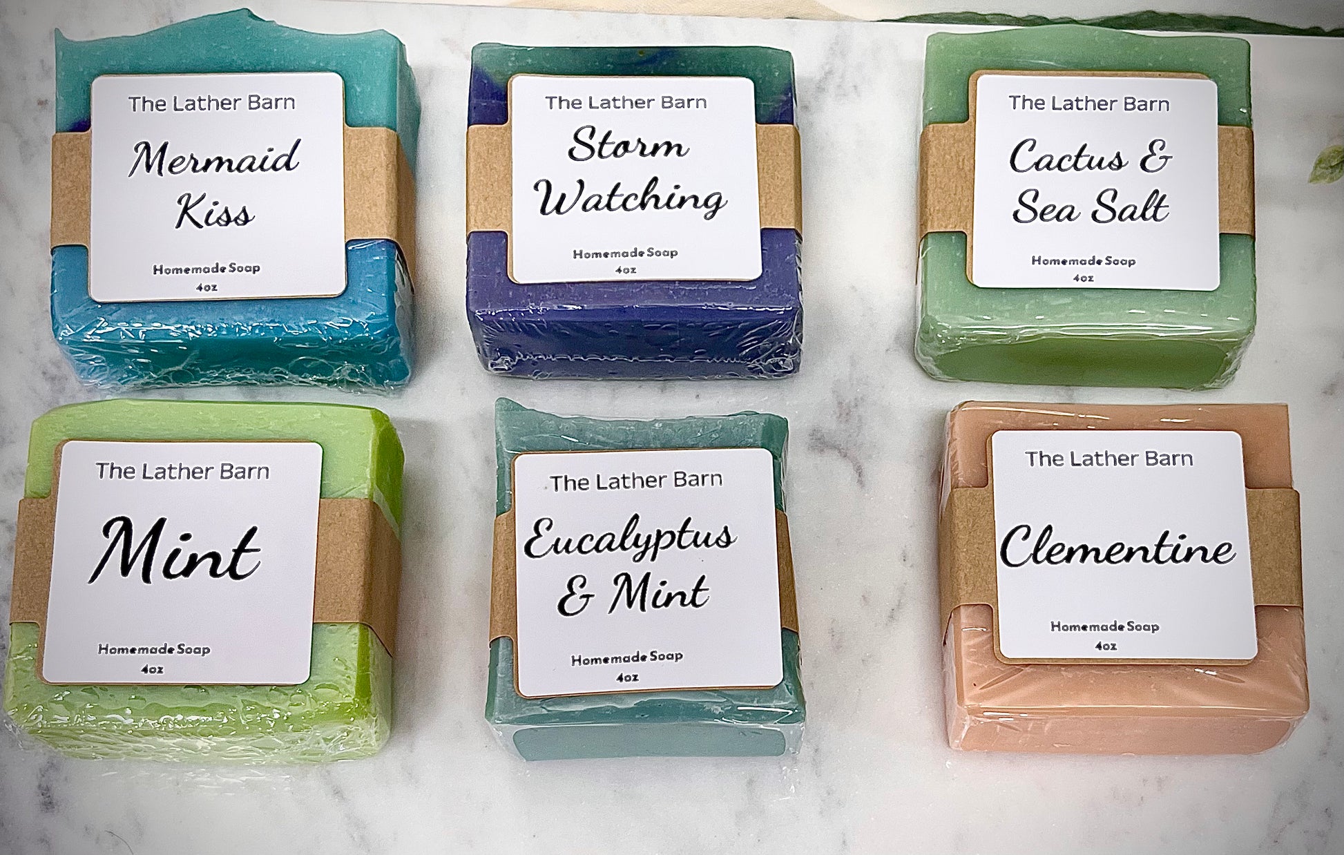 Natural Handmade Soap Bar – Cold-Pressed with Olive & Coconut Oils