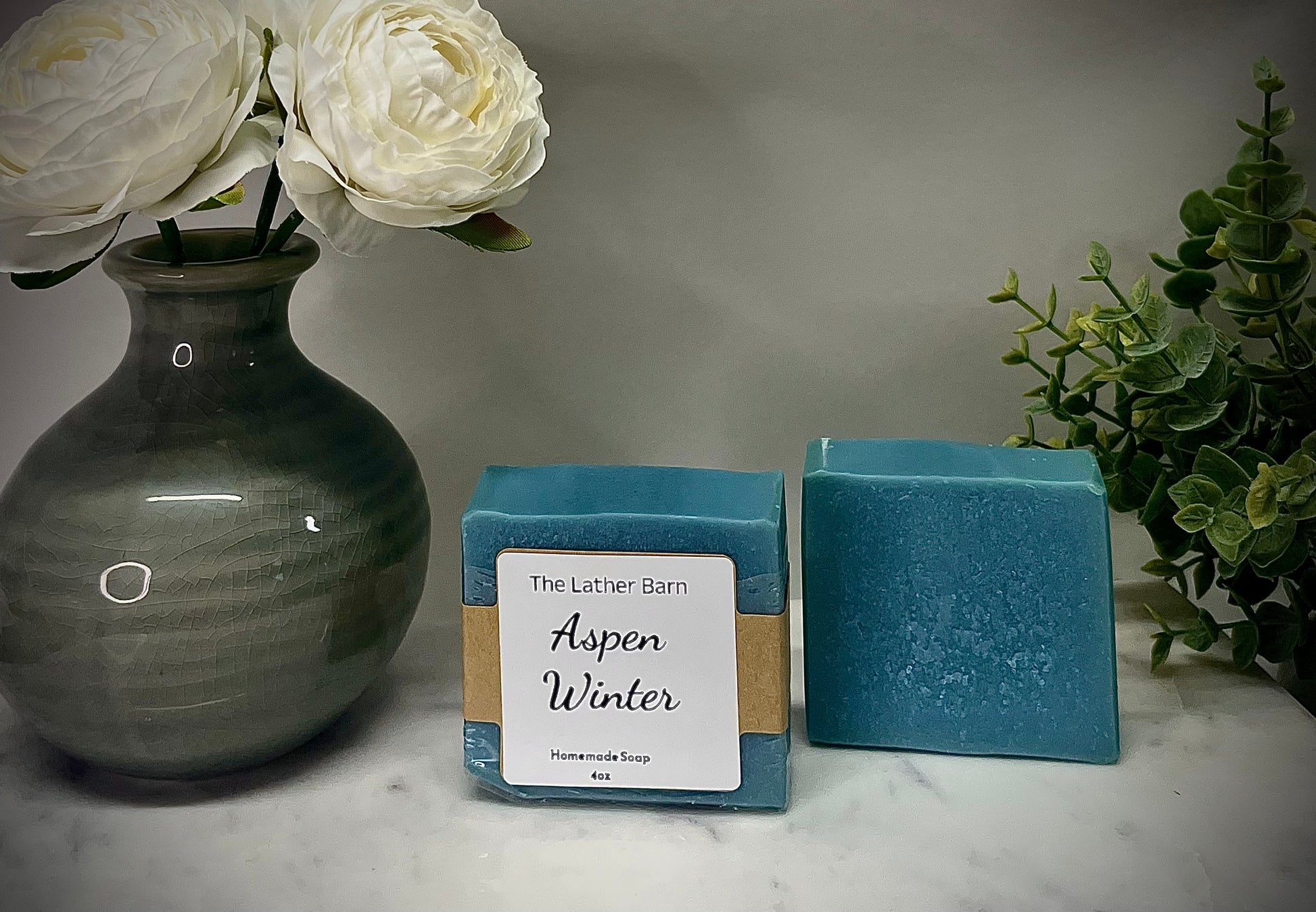 Natural Handmade Soap Bar – Cold-Pressed with Olive & Coconut Oils