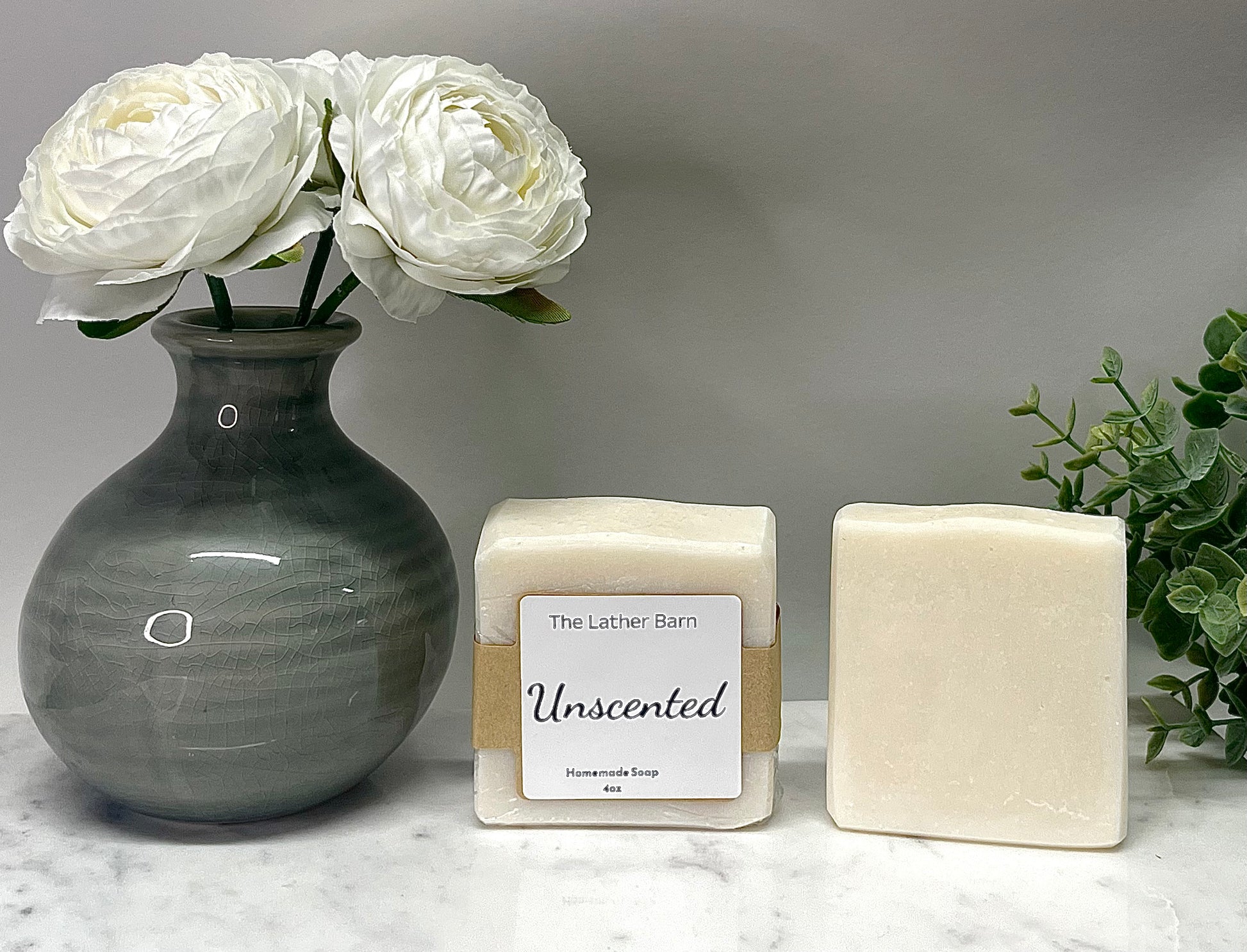 Natural Handmade Soap Bar – Cold-Pressed with Olive & Coconut Oils