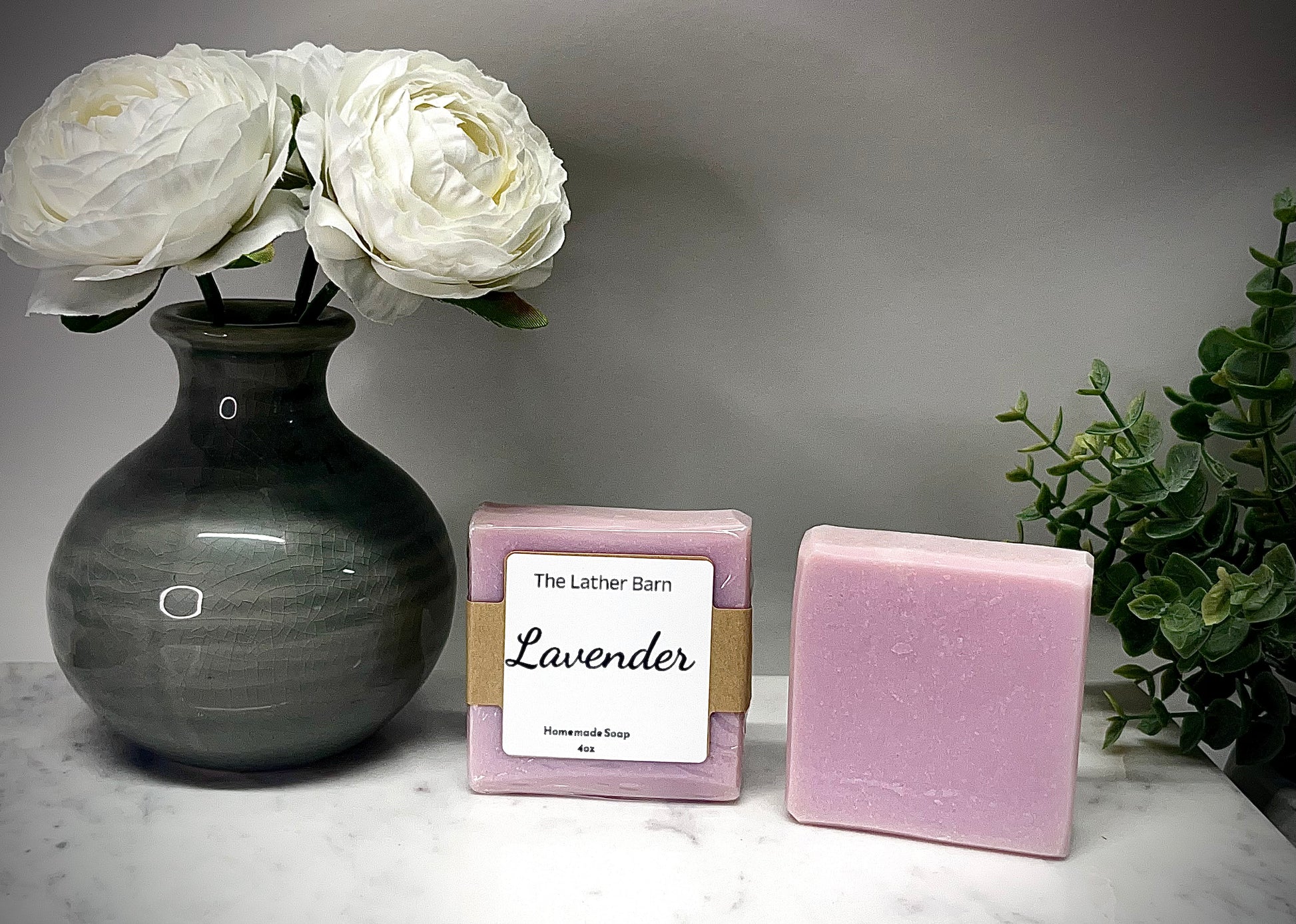 Natural Handmade Soap Bar – Cold-Pressed with Olive & Coconut Oils