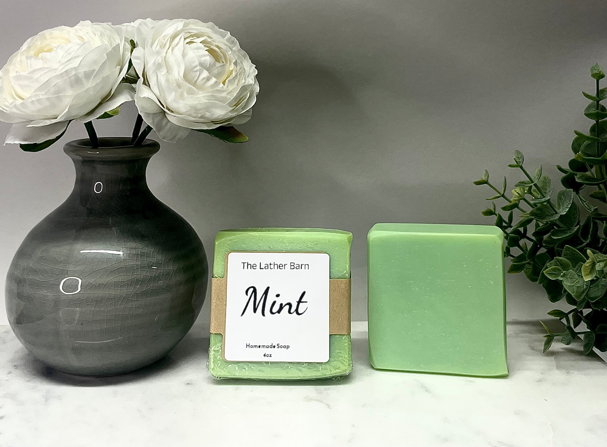 Natural Handmade Soap Bar – Cold-Pressed with Olive & Coconut Oils