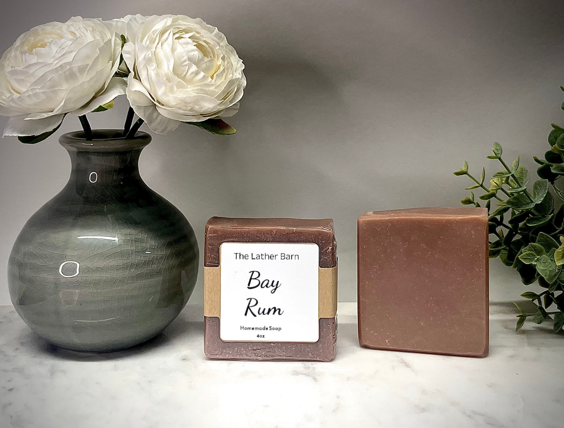 Natural Handmade Soap Bar – Cold-Pressed with Olive & Coconut Oils