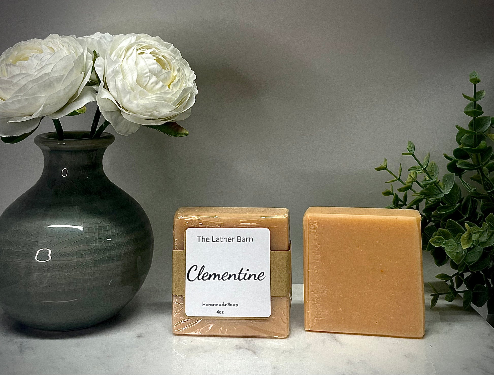 Natural Handmade Soap Bar – Cold-Pressed with Olive & Coconut Oils