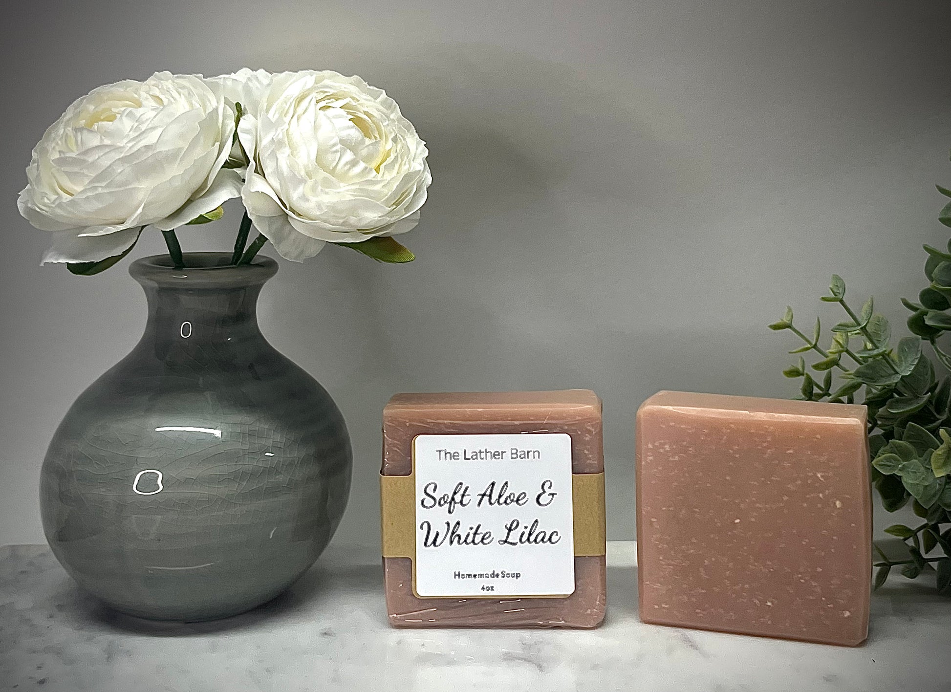 Natural Handmade Soap Bar – Cold-Pressed with Olive & Coconut Oils