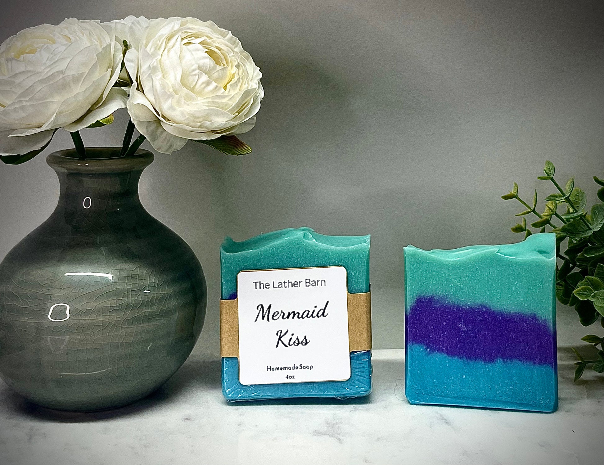Natural Handmade Soap Bar – Cold-Pressed with Olive & Coconut Oils